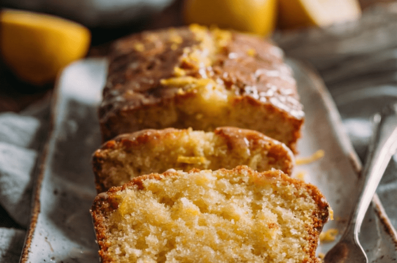 Mary Berry Lemon Drizzle Cake in Loaf Tin Recipe