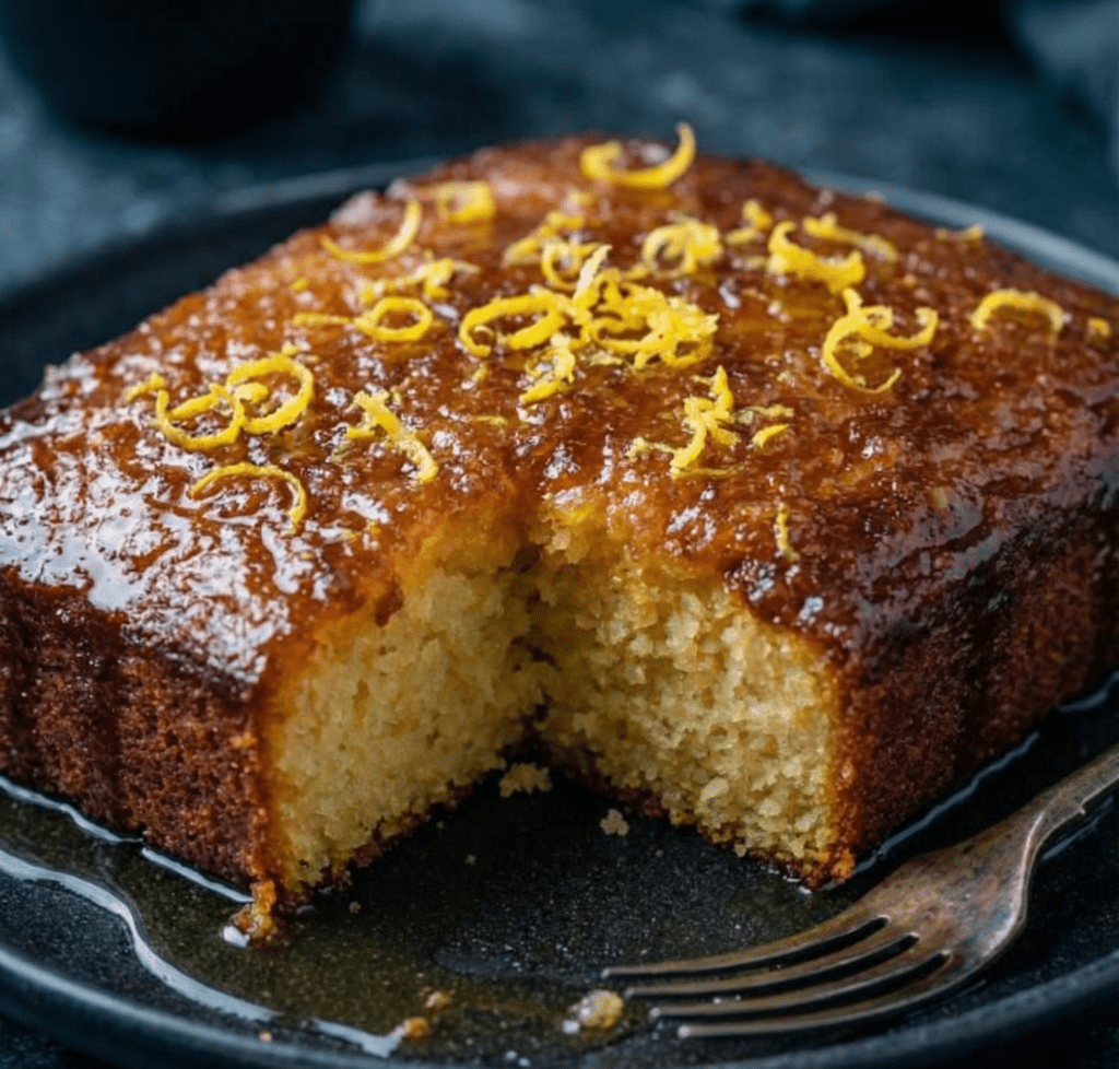 How to Make Mary Berry Lemon Drizzle Round Cake Recipe