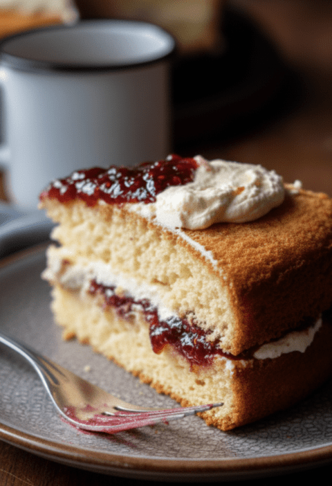 Mary Berry Victoria Sponge with Buttercream Recipe