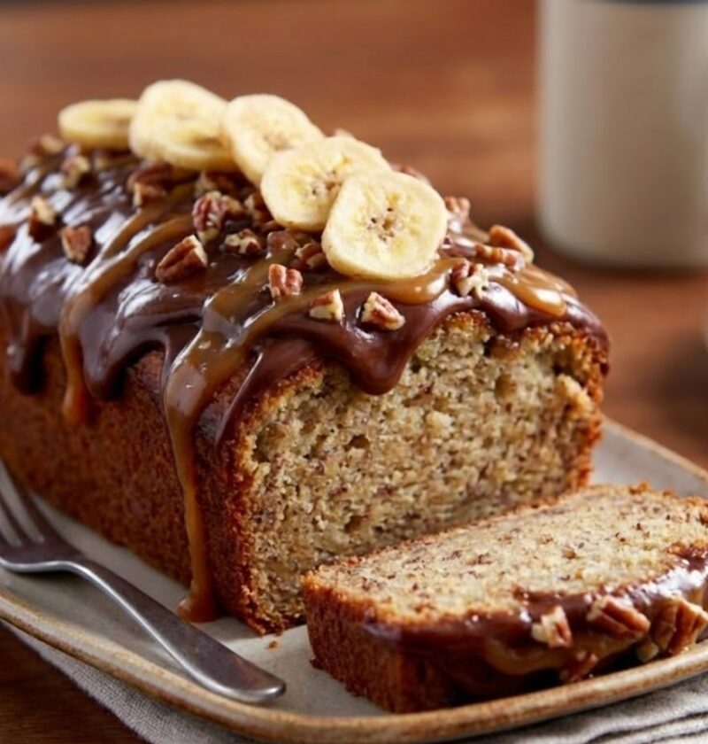 Mary Berry Chocolate and Banana Cake Recipe