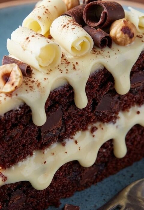 Mary Berry Chocolate Cake with White Chocolate Icing Recipe