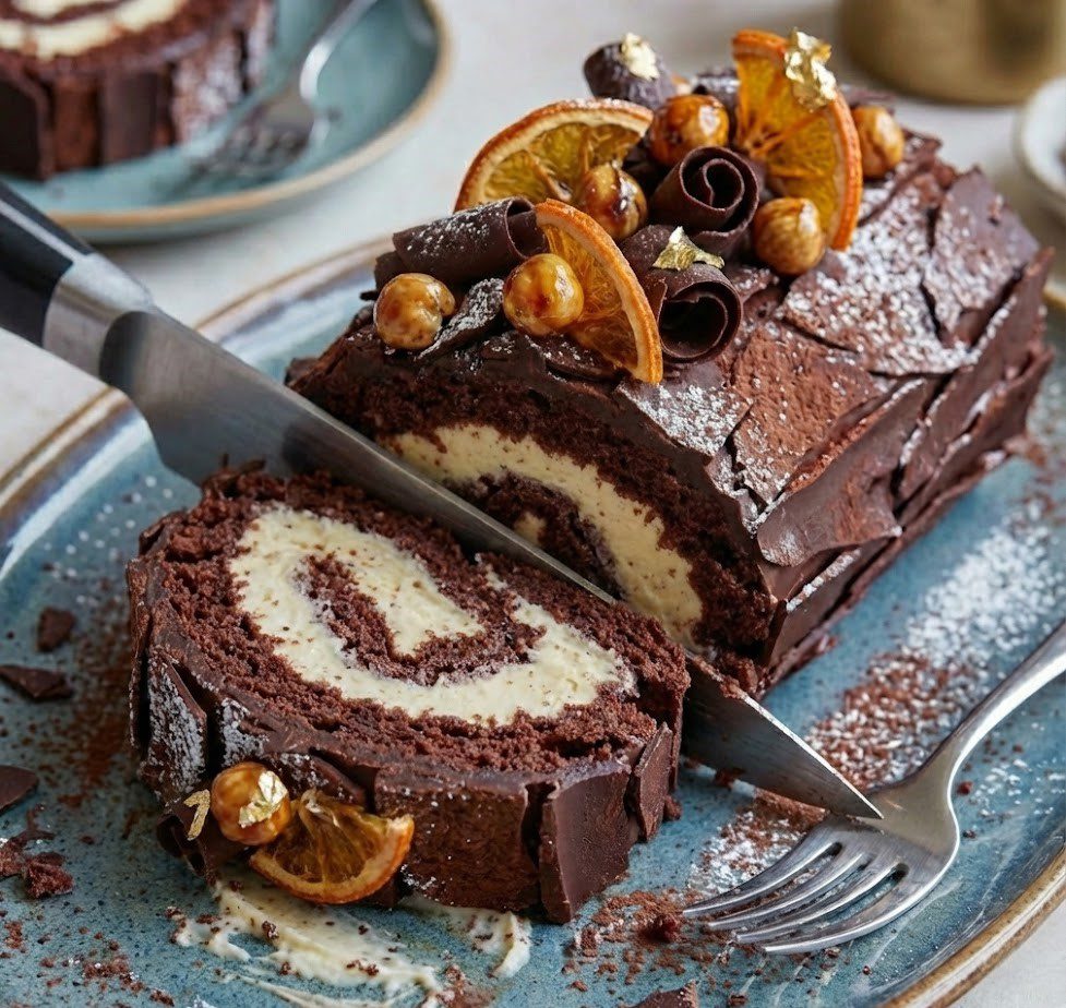 How to Make Mary Berry Chocolate Log Cake
