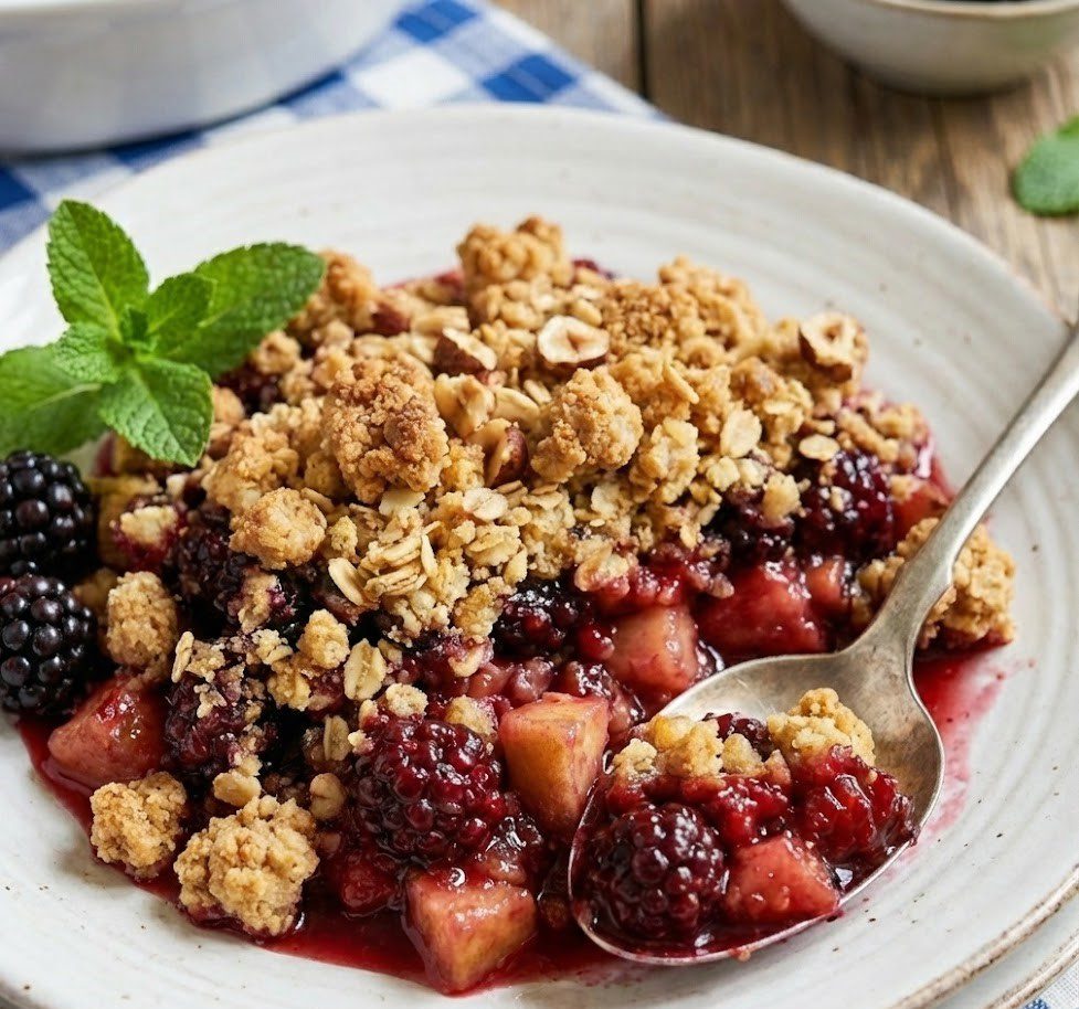 How to Make Mary Berry Blackberry and Apple Crumble