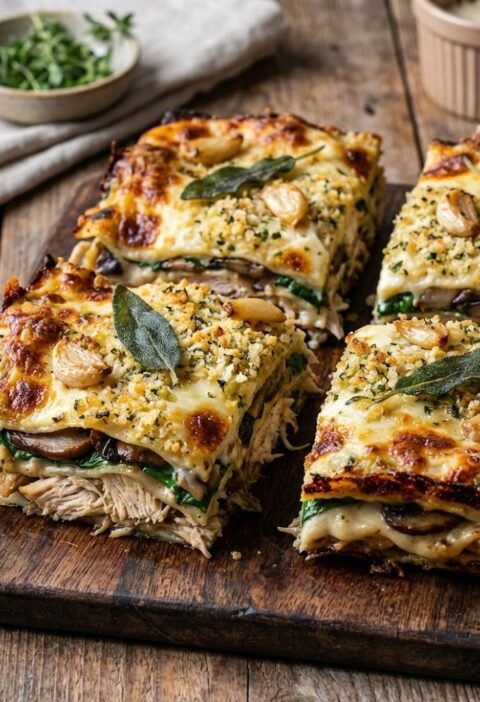 Mary Berry Chicken and Mushroom Lasagne Recipe