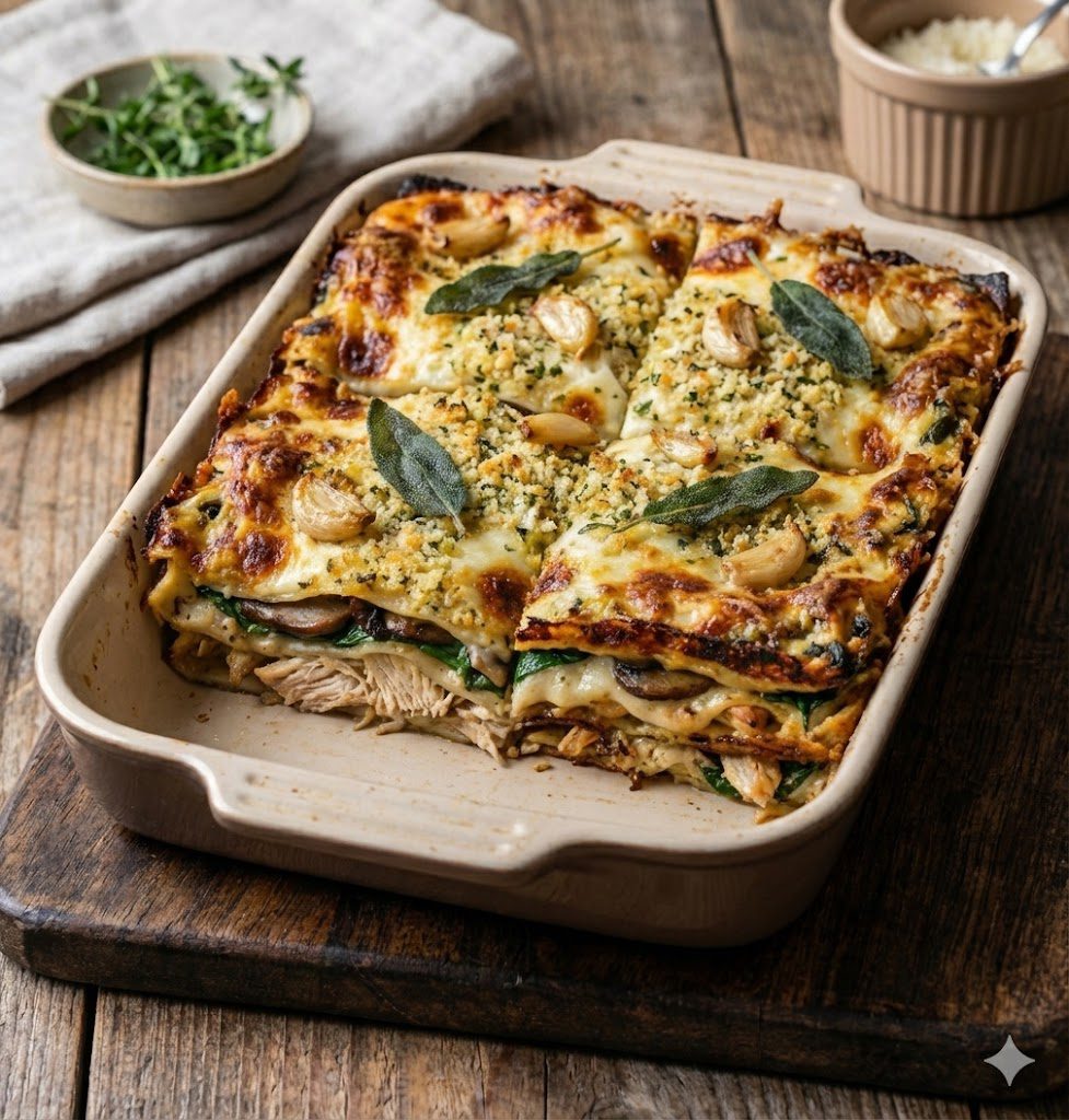 How to Make Mary Berry Chicken and Mushroom Lasagne