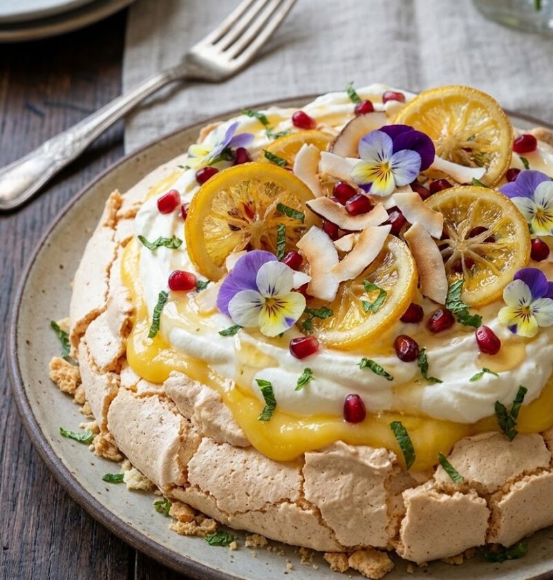 Mary Berry Easter Lemon Pavlova Recipe