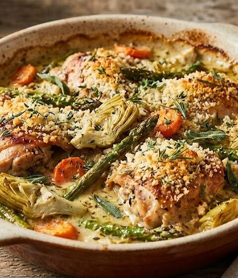 Mary Berry Chicken and Herb Casserole Recipe
