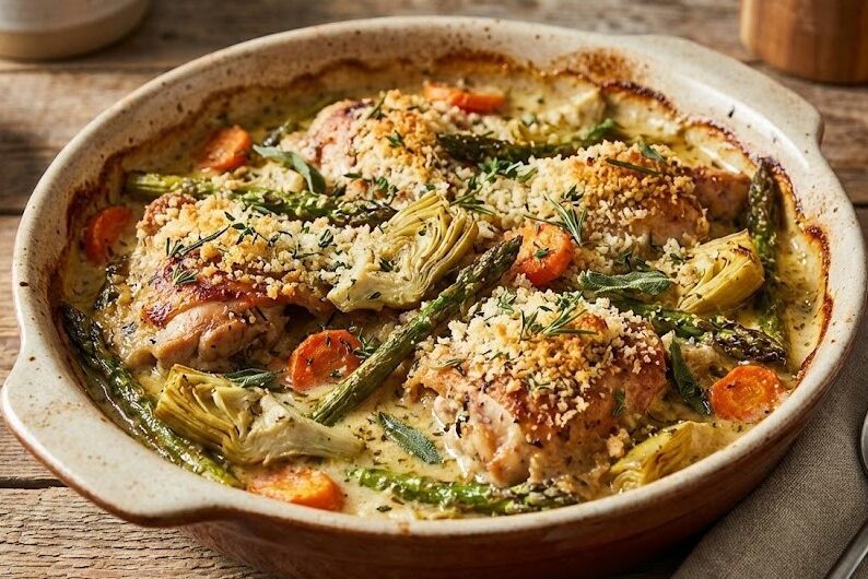Mary Berry Chicken and Herb Casserole Recipe