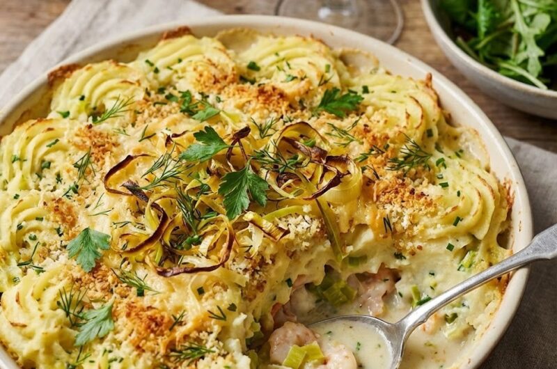 Mary Berry Fish Pie with Leeks Recipe
