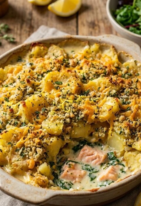 Mary Berry Fish Pie with Crushed Potatoes Recipe