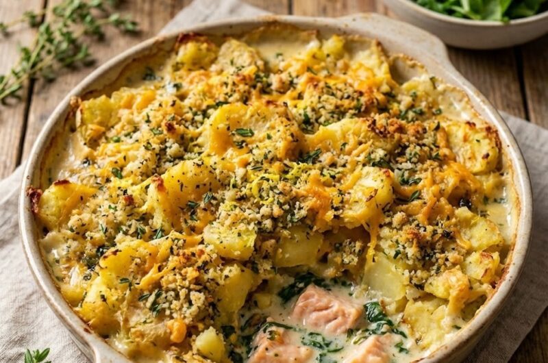 Mary Berry Fish Pie with Crushed Potatoes Recipe