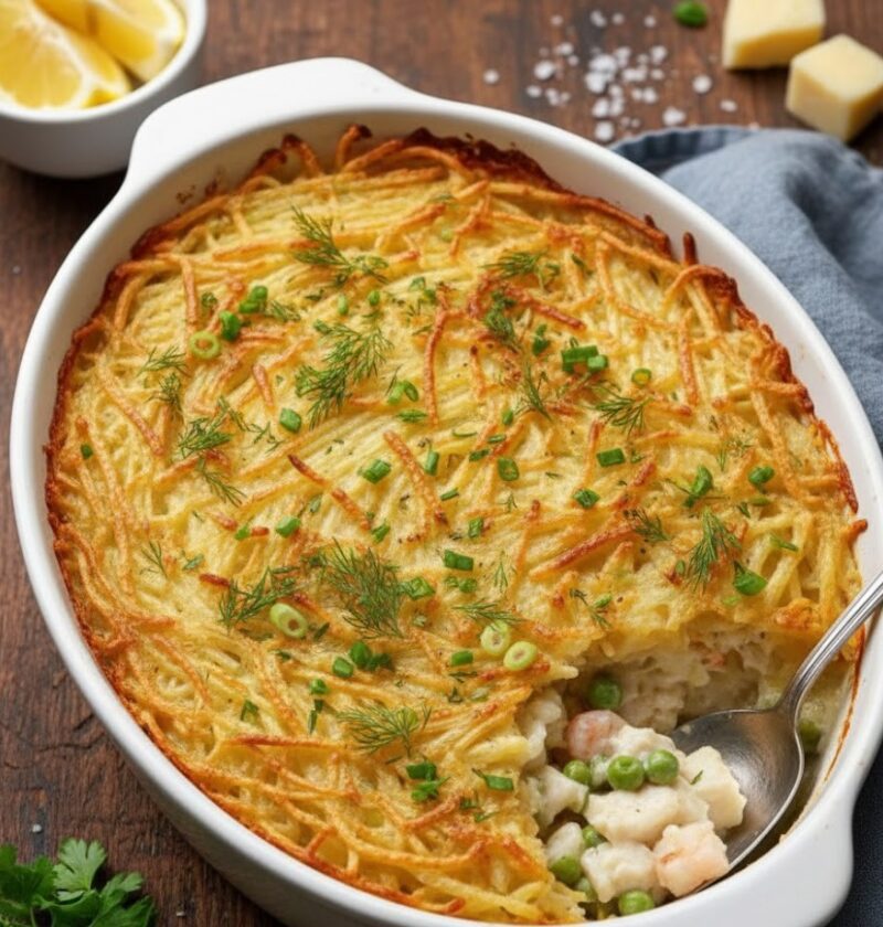 Mary Berry’s Fish Pie with Rosti Topping Recipe