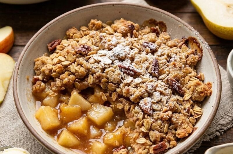 Mary Berry Apple and Pear Crumble Recipe