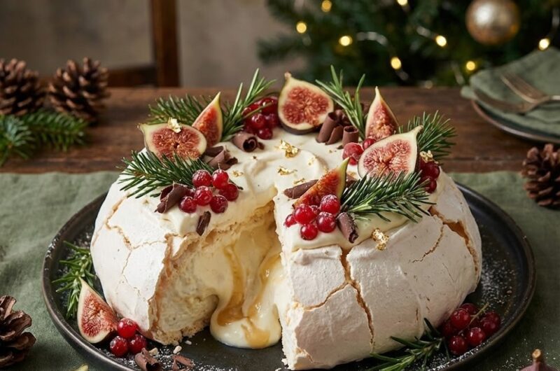 Mary Berry Christmas Wreath Pavlova Recipe