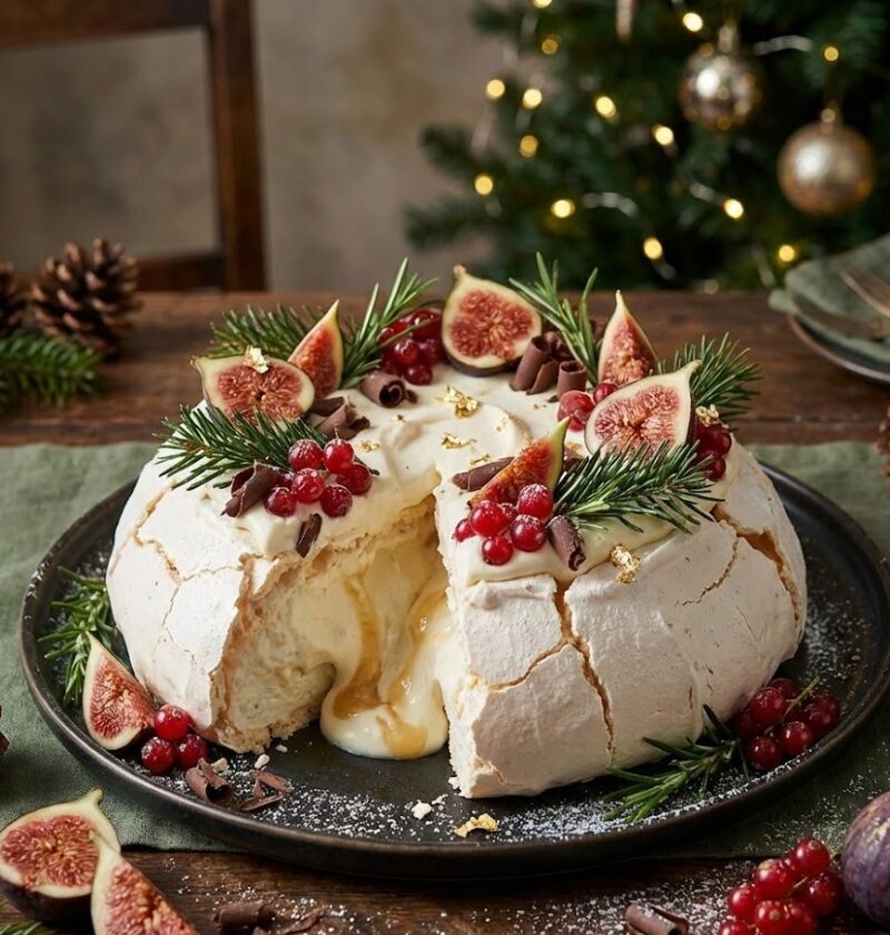 Mary Berry Christmas Wreath Pavlova Recipe