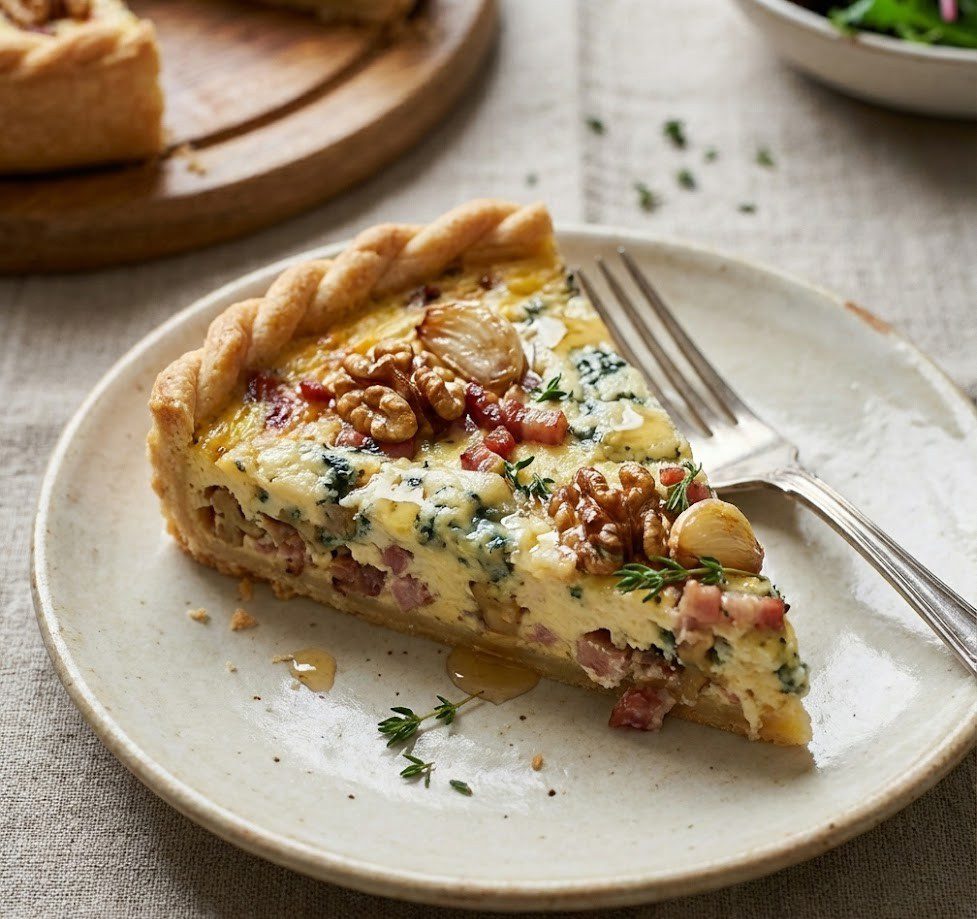 How to Make Mary Berry Leek and Stilton Quiche