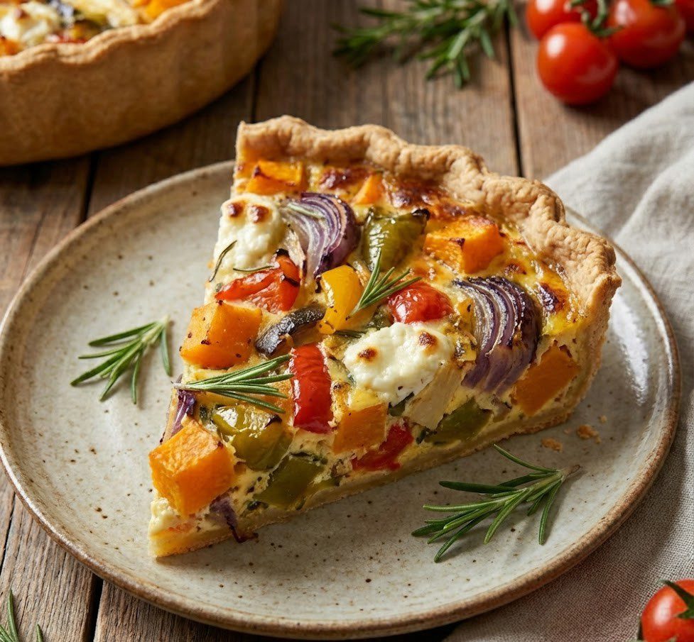 How to Make Mary Berry Roasted Vegetable Quiche