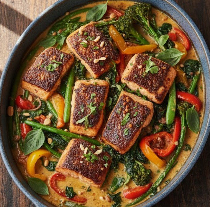 Mary Berry Thai Salmon Traybake