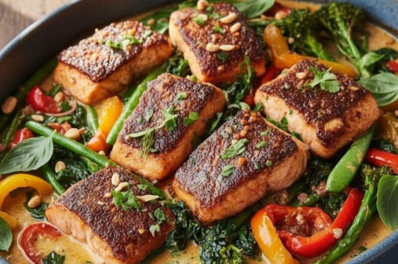 Mary Berry Thai Salmon Traybake