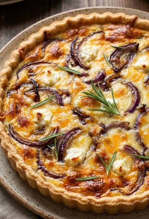 Mary Berry Cheese and Onion Quiche Recipe