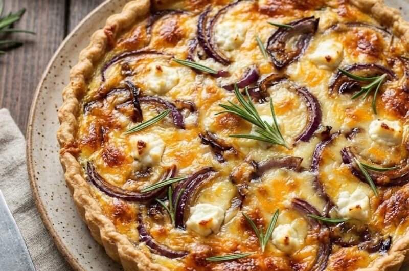Mary Berry Cheese and Onion Quiche Recipe