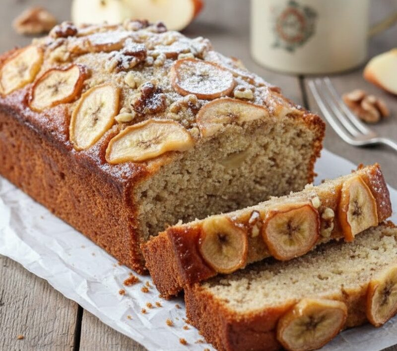Mary Berry Apple and Banana Cake