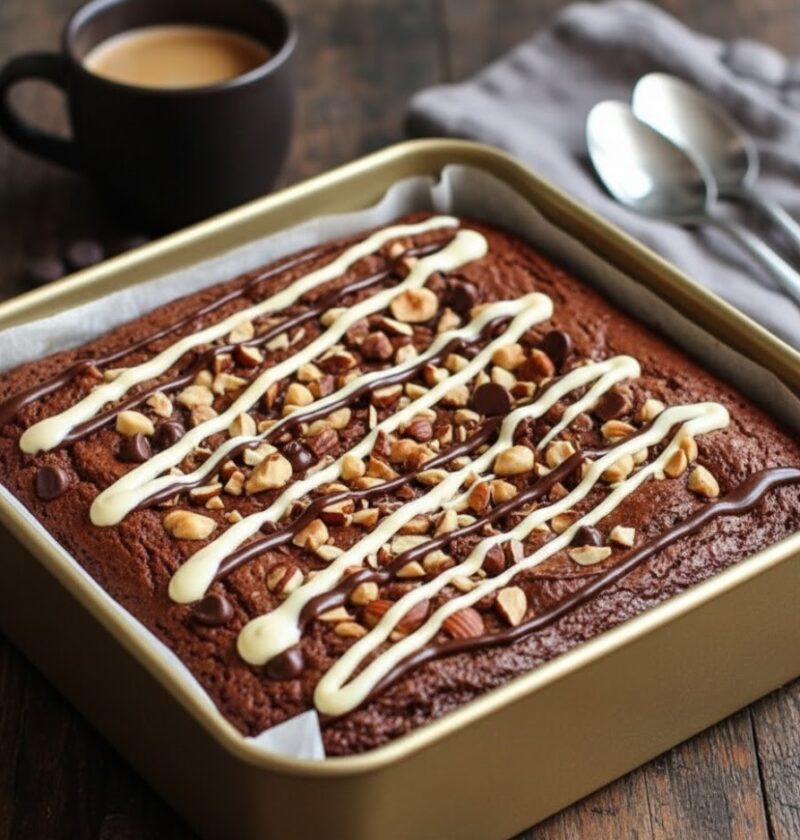 Mary Berry Chocolate Brownie Traybake Recipe