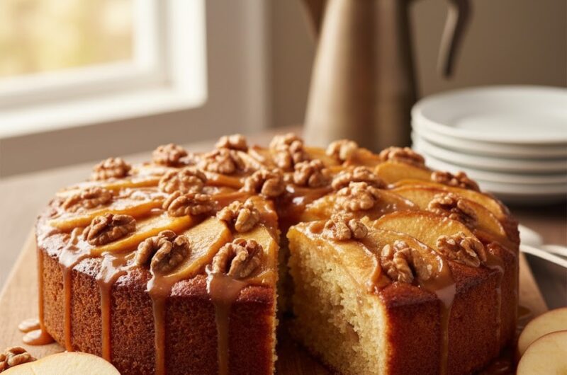 Mary Berry Apple and Walnut Cake Recipe