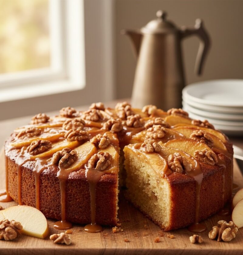 Mary Berry Apple and Walnut Cake Recipe