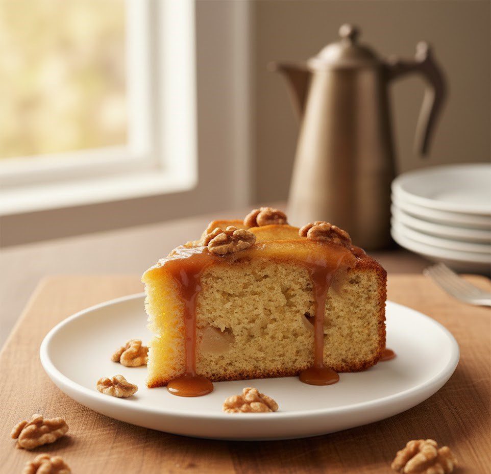 How to Make Mary Berry Apple and Walnut Cake