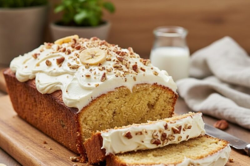 Mary Berry Banana Traybake Recipe