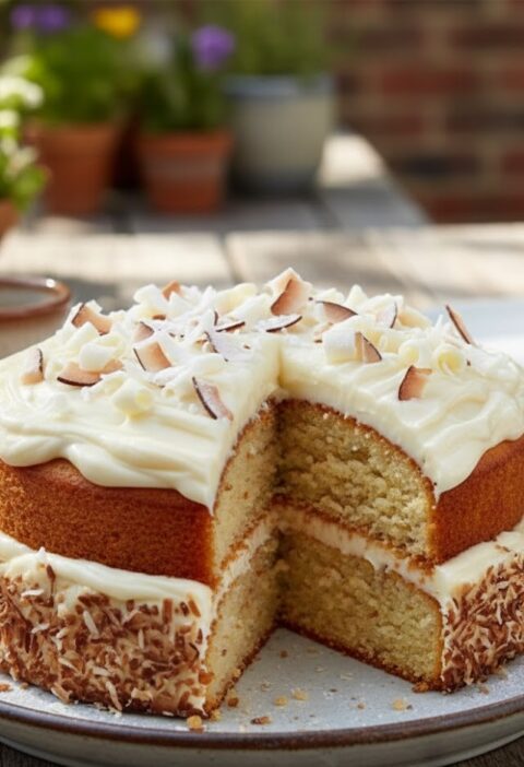 Mary Berry Coconut Traybake Recipe