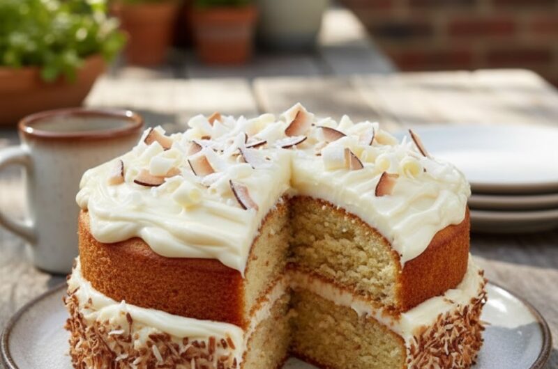 Mary Berry Coconut Traybake Recipe
