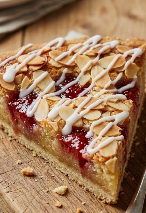 Mary Berry Bakewell Traybake Recipe