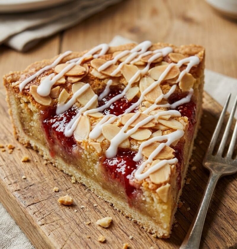 Mary Berry Bakewell Traybake Recipe