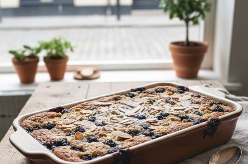 Mary Berry Blueberry Traybake Recipe