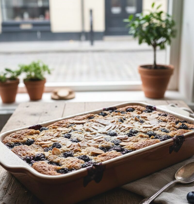Mary Berry Blueberry Traybake Recipe