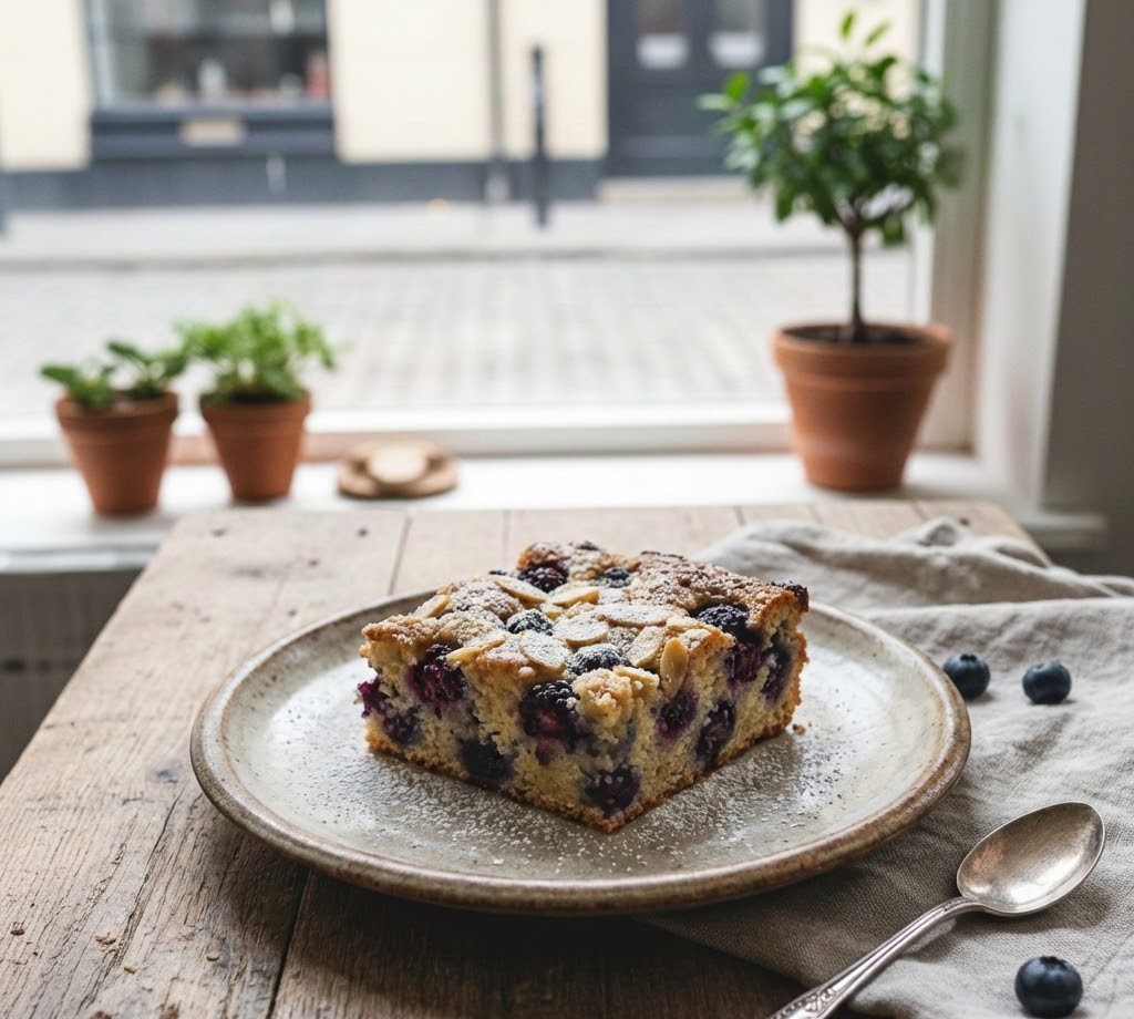 How to Make Mary Berry Blueberry Traybake