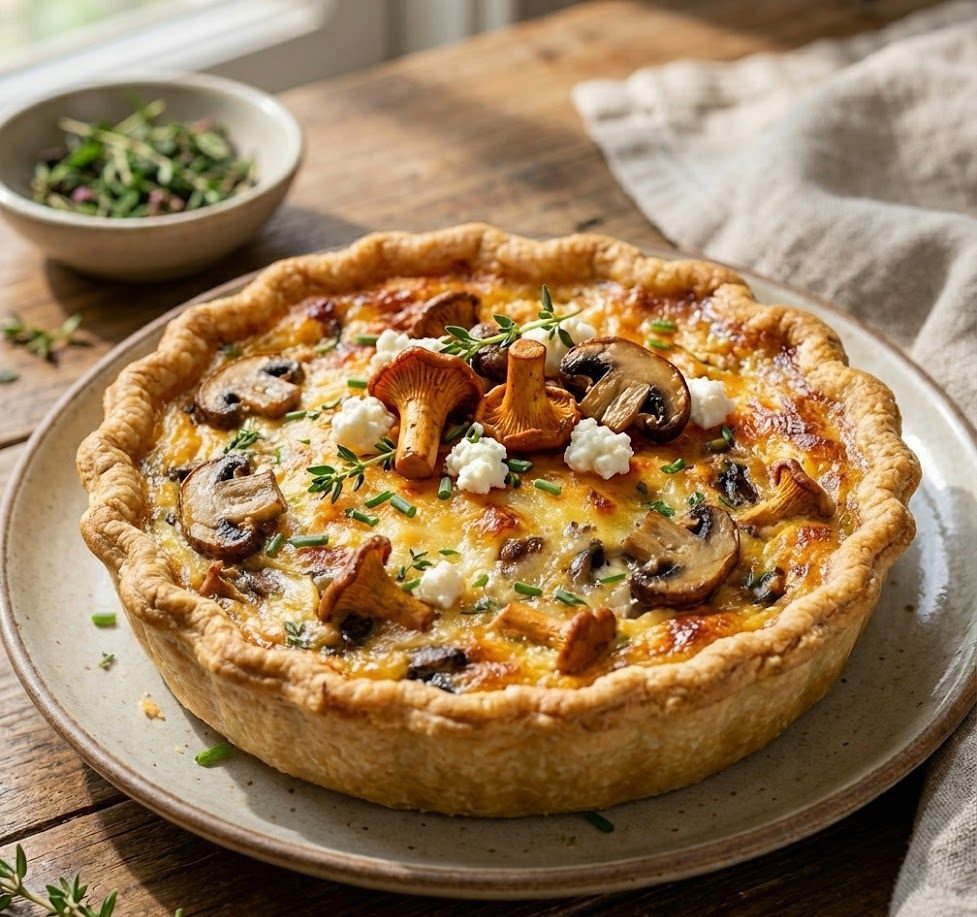 How to Make Mary Berry Mushroom Quiche Recipe