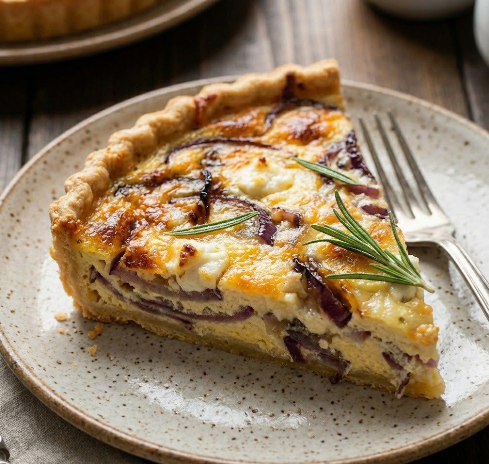 How to Make Mary Berry Cheese and Onion Quiche