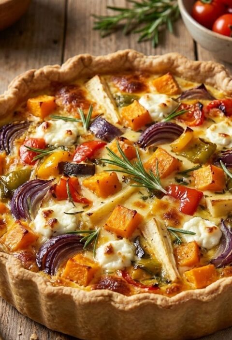 Mary Berry Roasted Vegetable Quiche Recipe