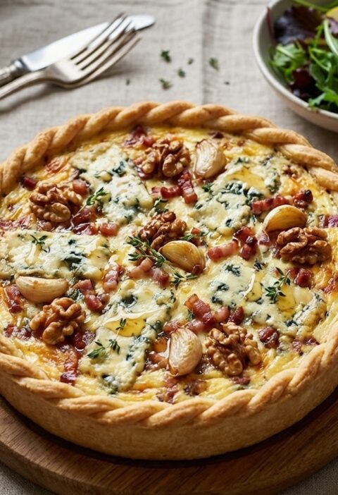 Mary Berry Leek and Stilton Quiche Recipe