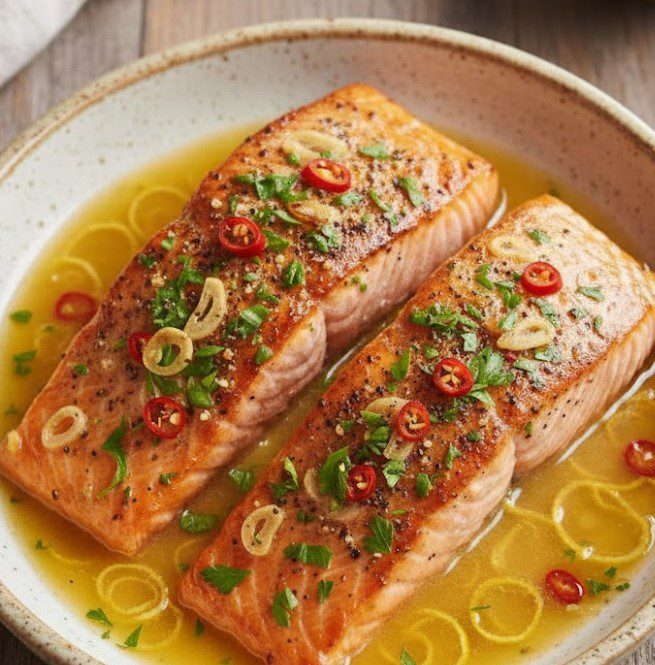 Mary Berry Salmon with Lemon Sauce