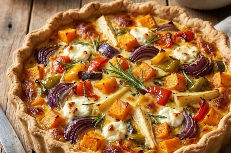 Mary Berry Roasted Vegetable Quiche Recipe