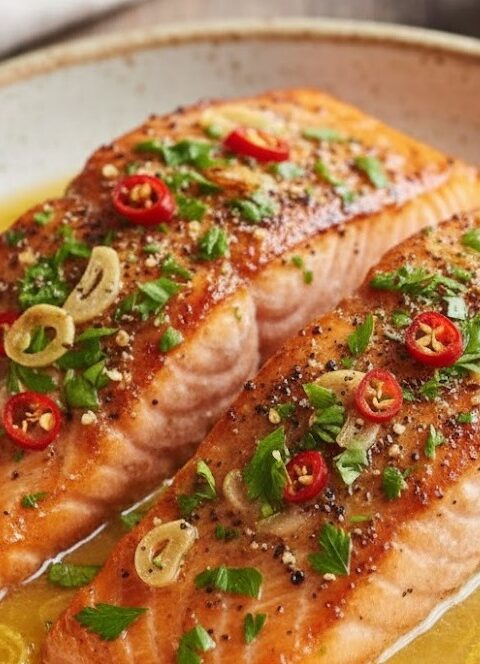 Mary Berry Salmon with Lemon Sauce