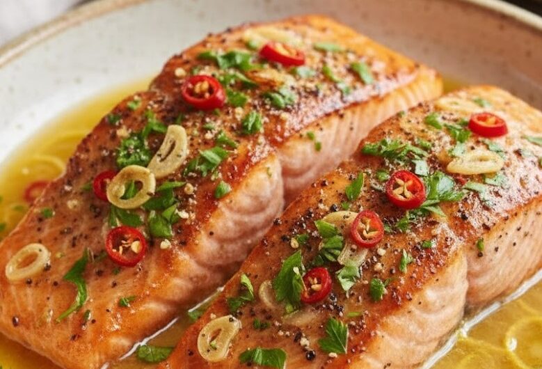 Mary Berry Salmon with Lemon Sauce