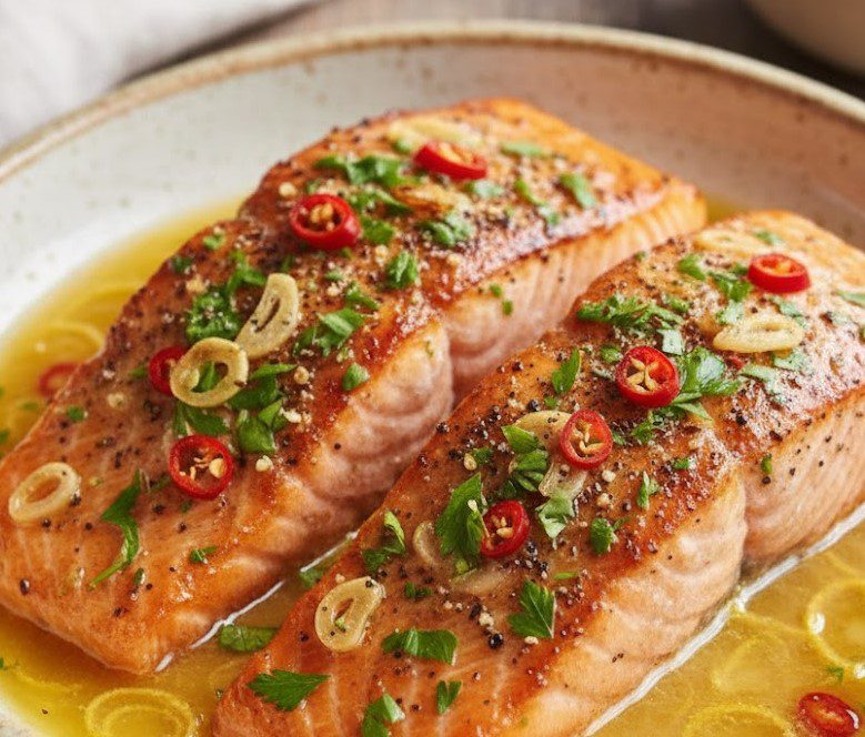 Mary Berry Salmon with Lemon Sauce