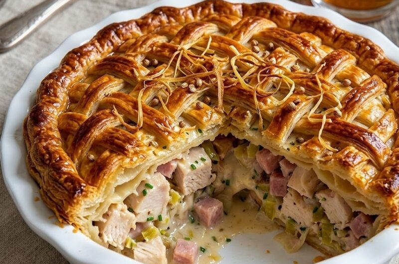 Mary Berry Chicken and Ham Pie Recipe