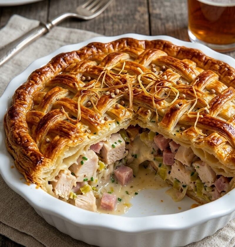 Mary Berry Chicken and Ham Pie Recipe