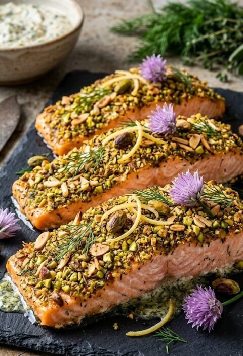 Mary Berry Herb Crusted Salmon Recipe